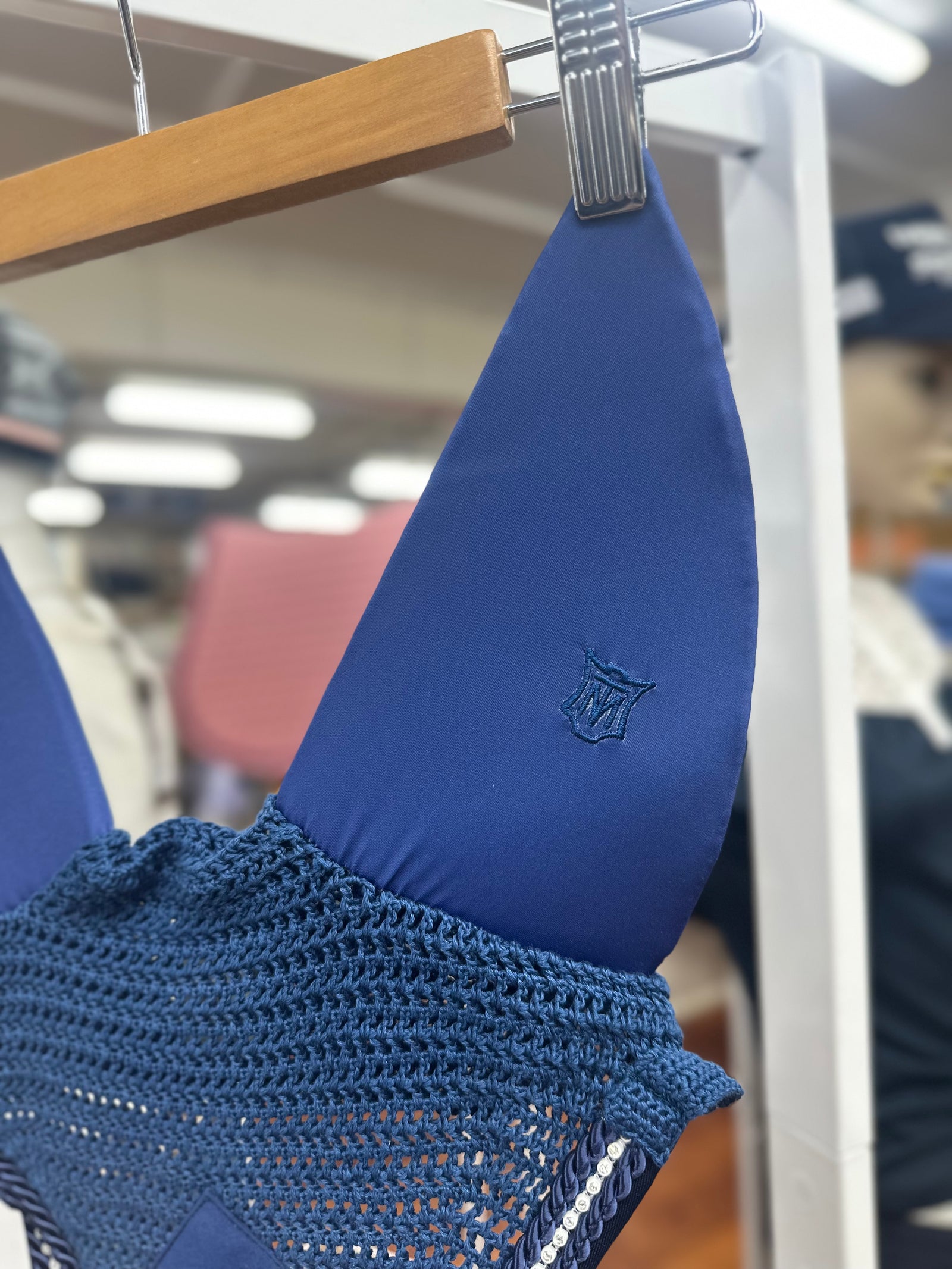 E.A. Mattes Soundless Bonnet with Crystals