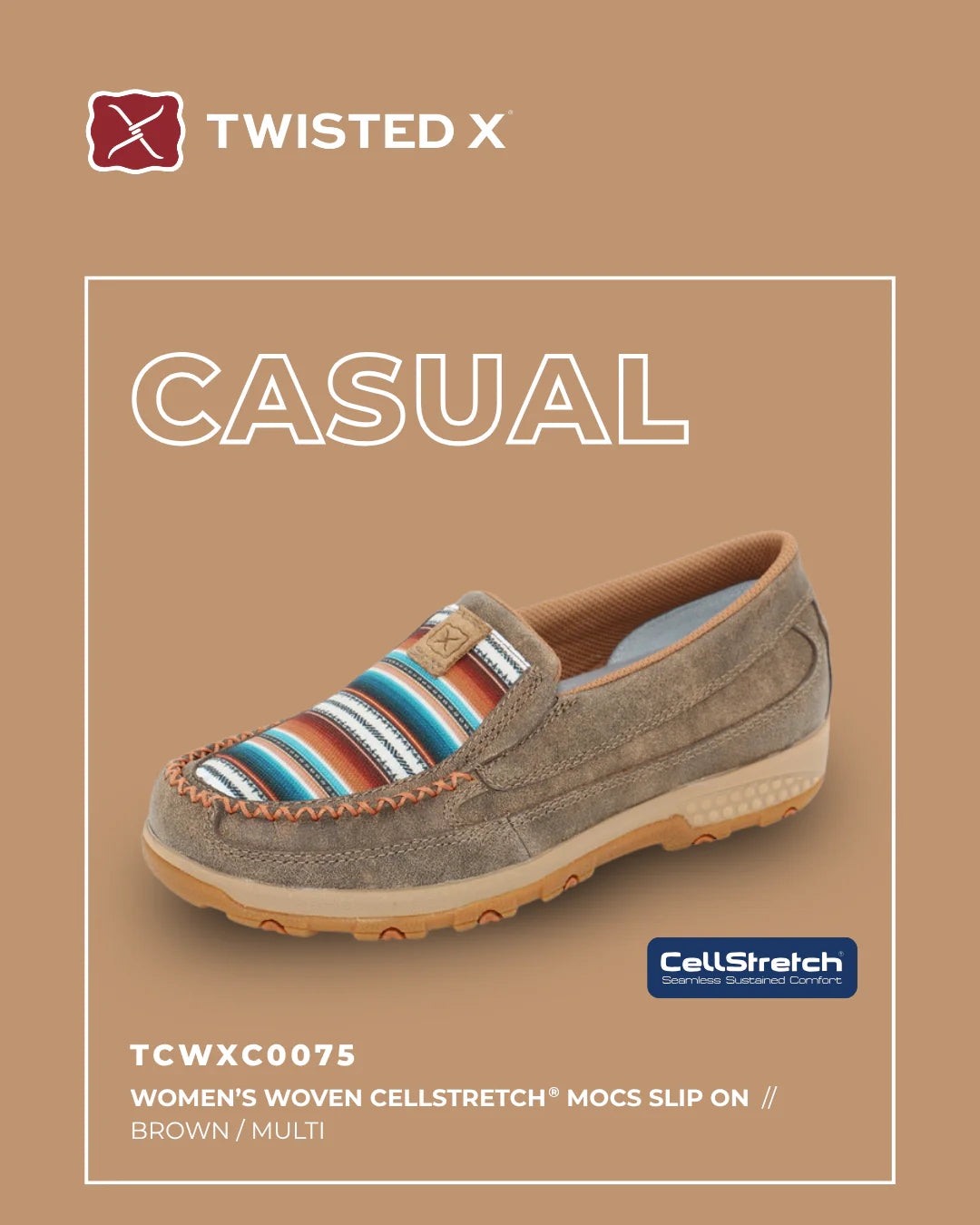 WMNS WOVEN CELLSTRETCH SLIPON