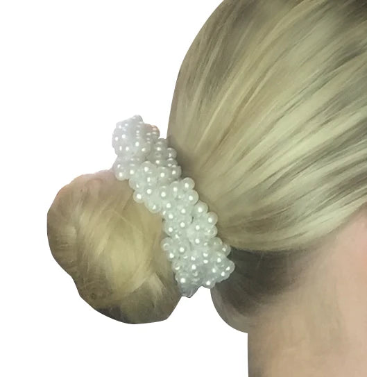 Hamag Rope of Pearls Hair Bun Scrunchie.