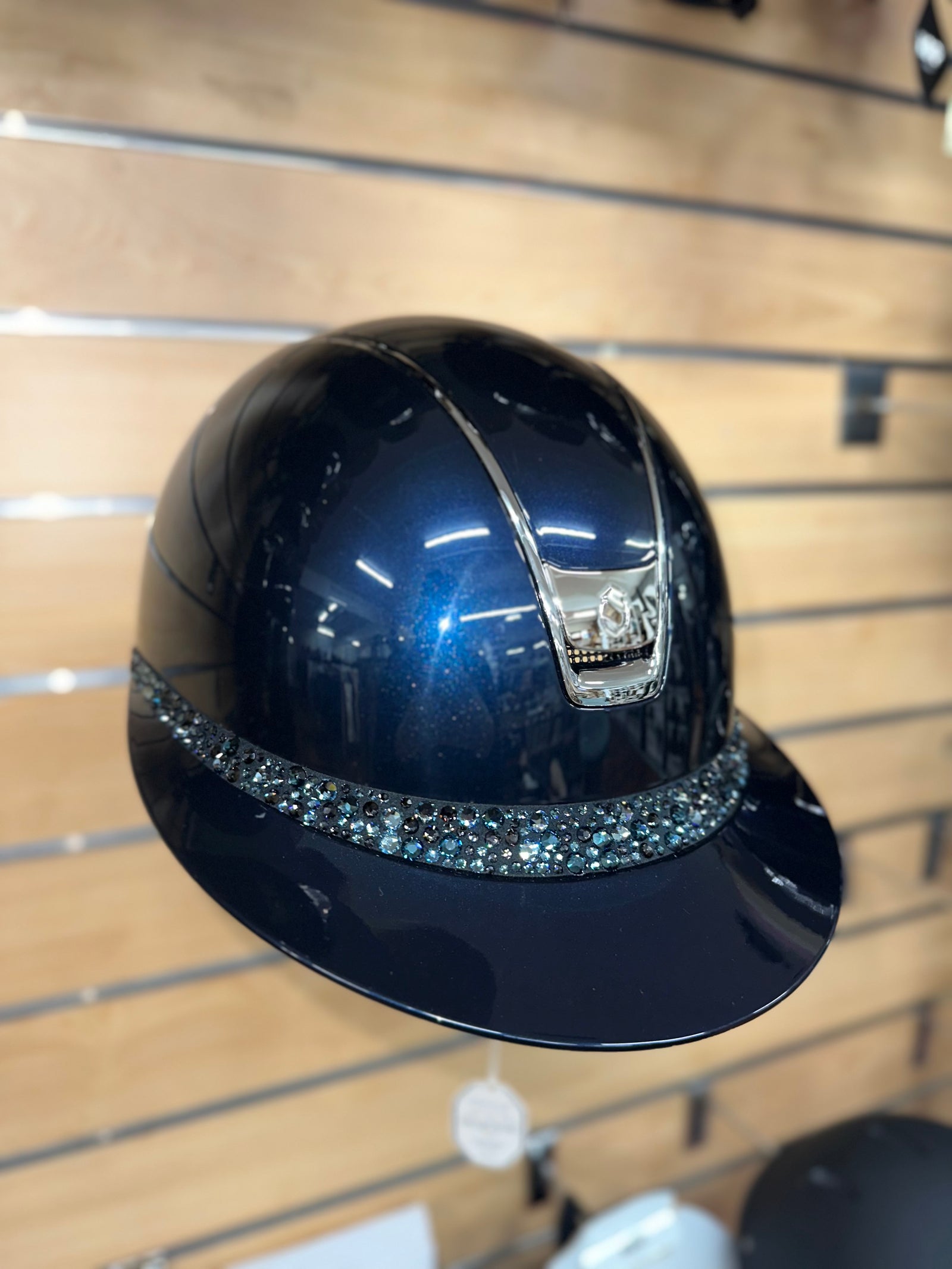 Samshield Miss Shield 2.0 Glossy Blue w Chrome Trim & Blazon w Blue Glacier Band