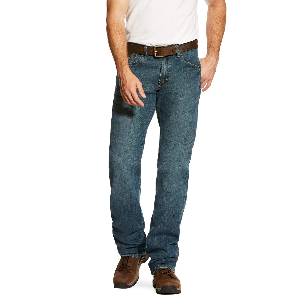 Ariat Rebar M4 Low Rise Dura Stretch Edge Boot Cut Jean