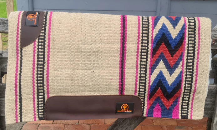 Smooth Like Cactus BANJO Wool Saddle Pad.