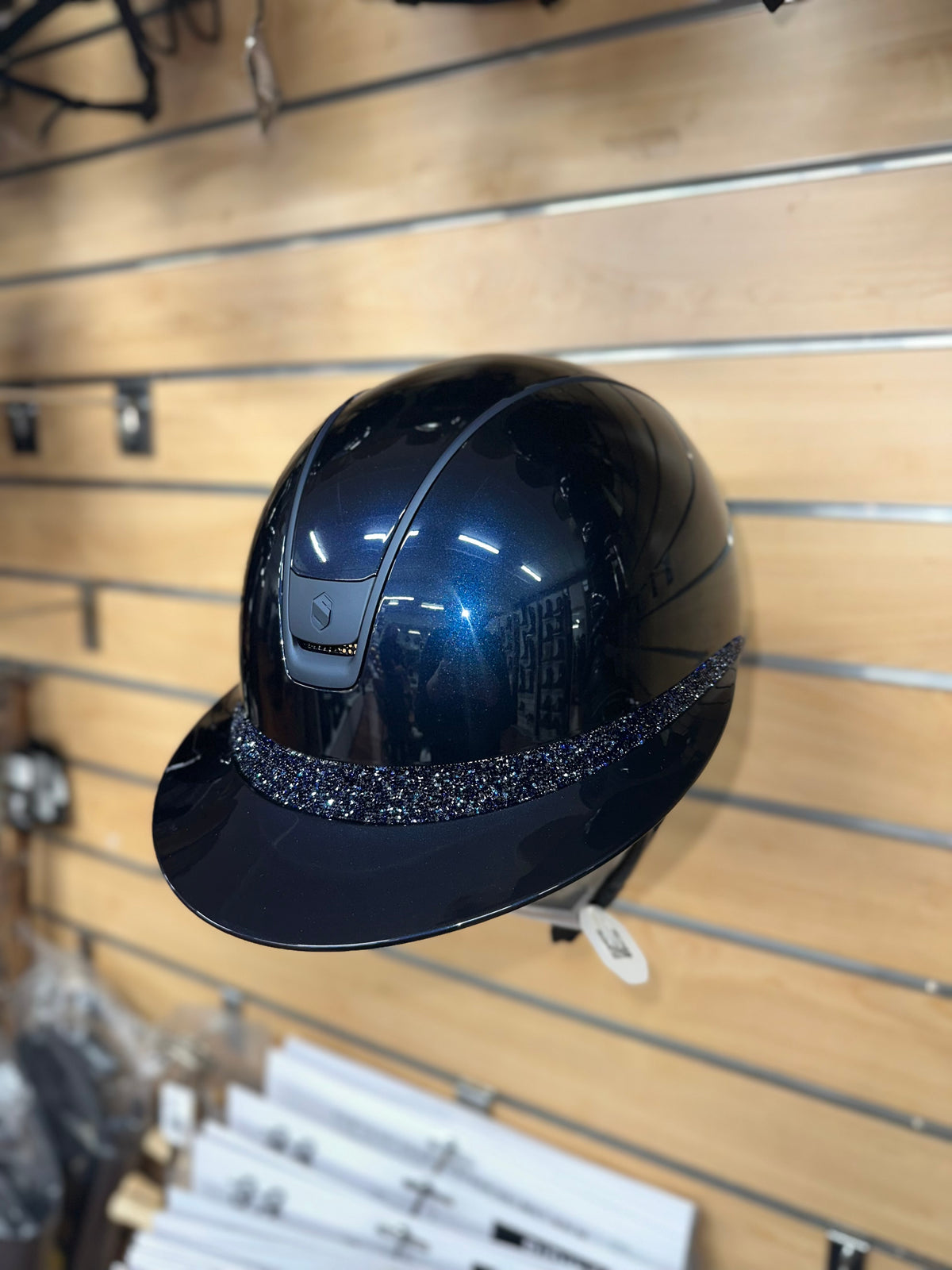 Samshield Miss Shield 2.0 Glossy Blue w Cosmic Night Ultra Fine Rock Band & Matt Blue Trim