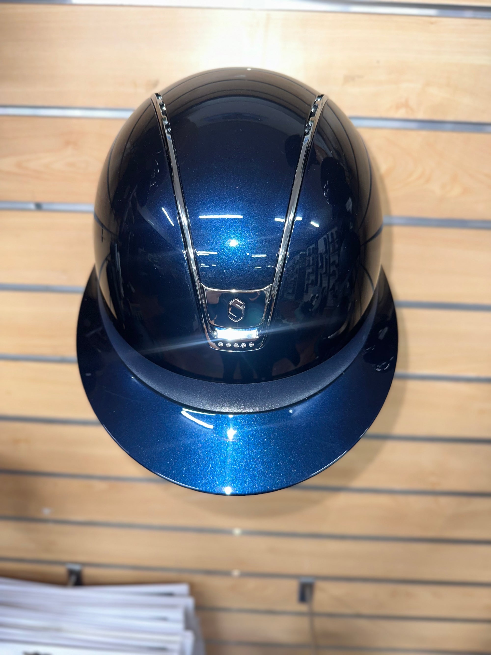 Samshield Miss Shield 2.0 Glossy Blue with 5 Swarovski Crystals and Chrome Silver Finishes