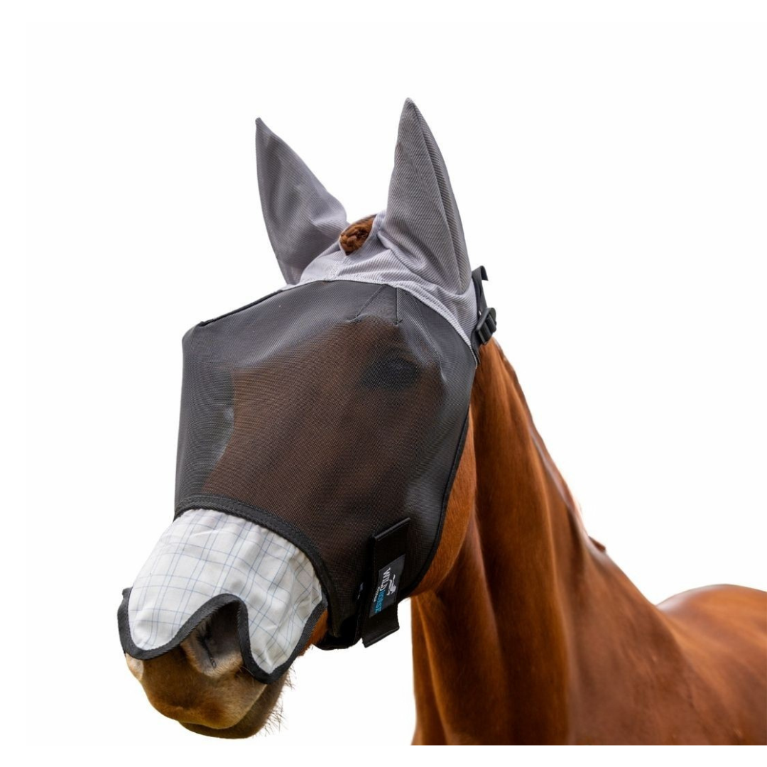 Wild Horse - Flyveil w Ears & Nose.
