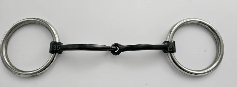 Loose Ring Sweet Iron SQUARED STRAIGHT Snaffle 135mm W