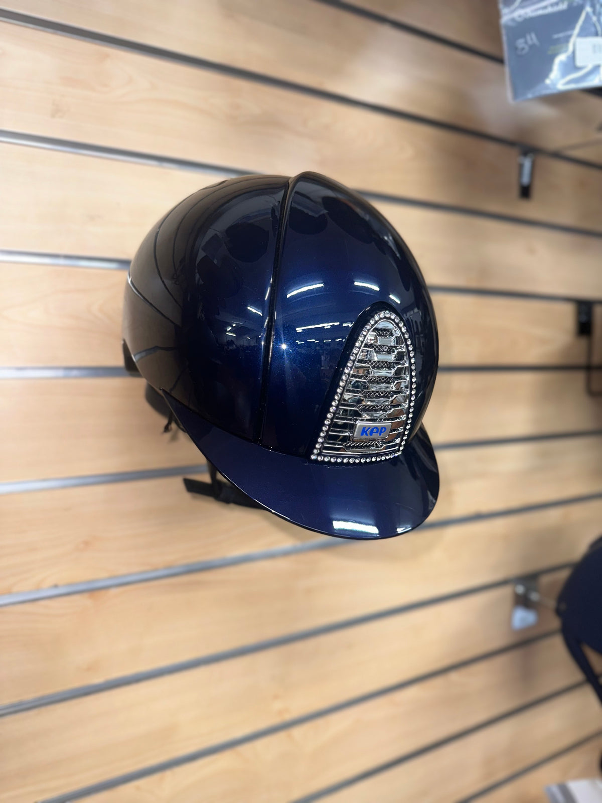 Kep Cromo 2.0 Polish Blue with Mirror Silver & White Crystal Frame