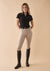 Vala Elsa Mesh Zip Neck Shirt