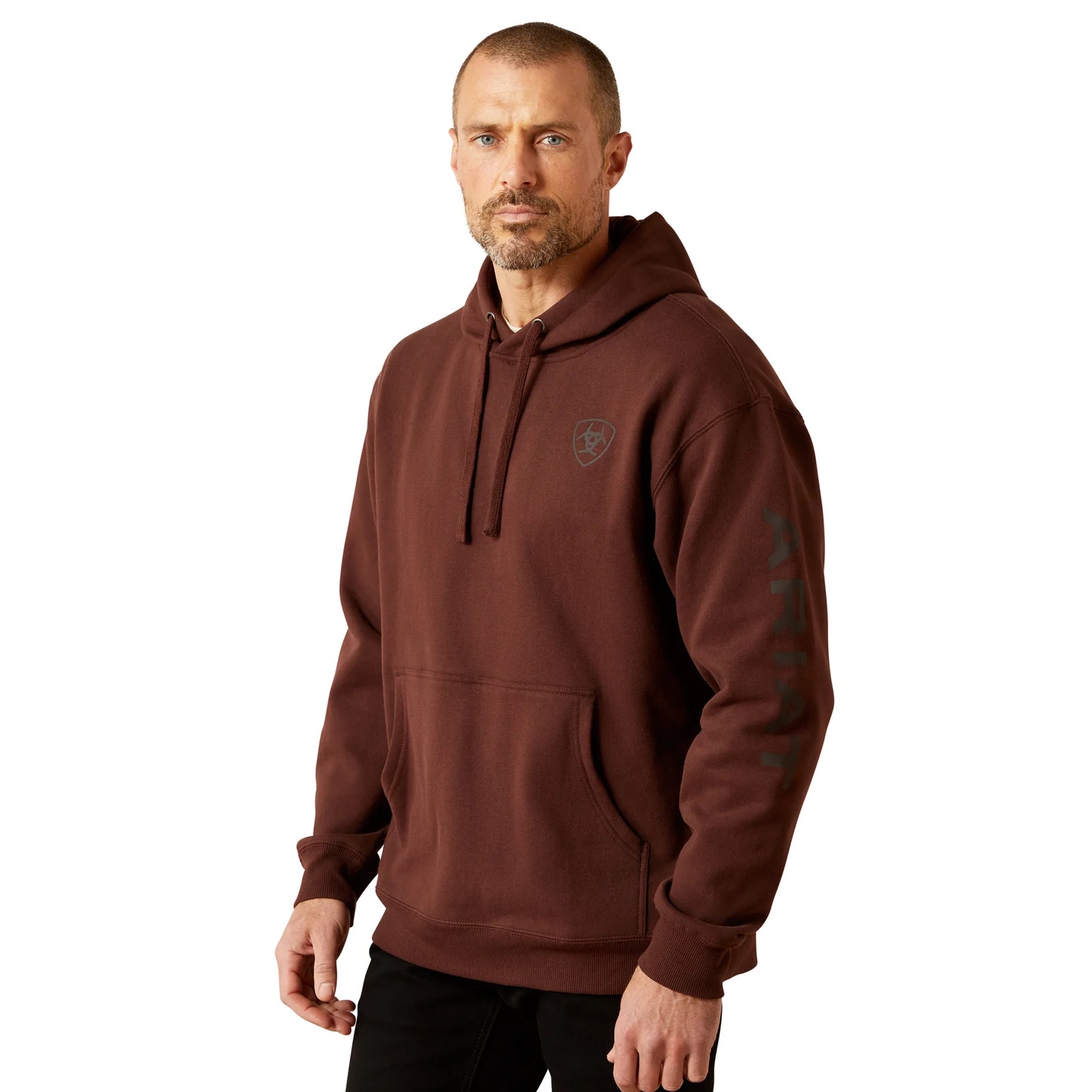 ARIAT MNS LOGO HOODIE