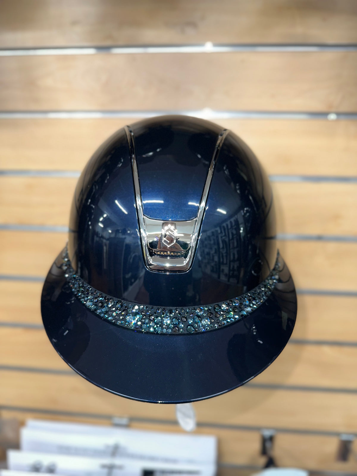 Samshield Miss Shield 2.0 Glossy Blue w Chrome Trim & Blazon w Blue Glacier Band