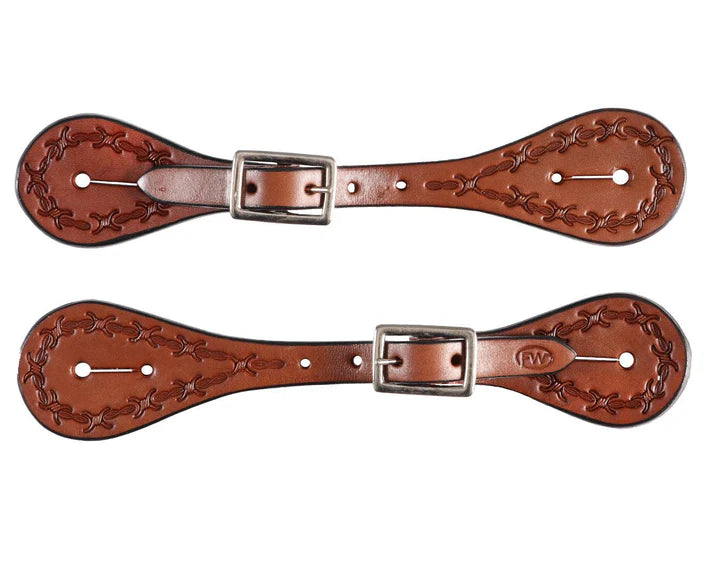 Fortworth Barbed Wire Series Spur Straps