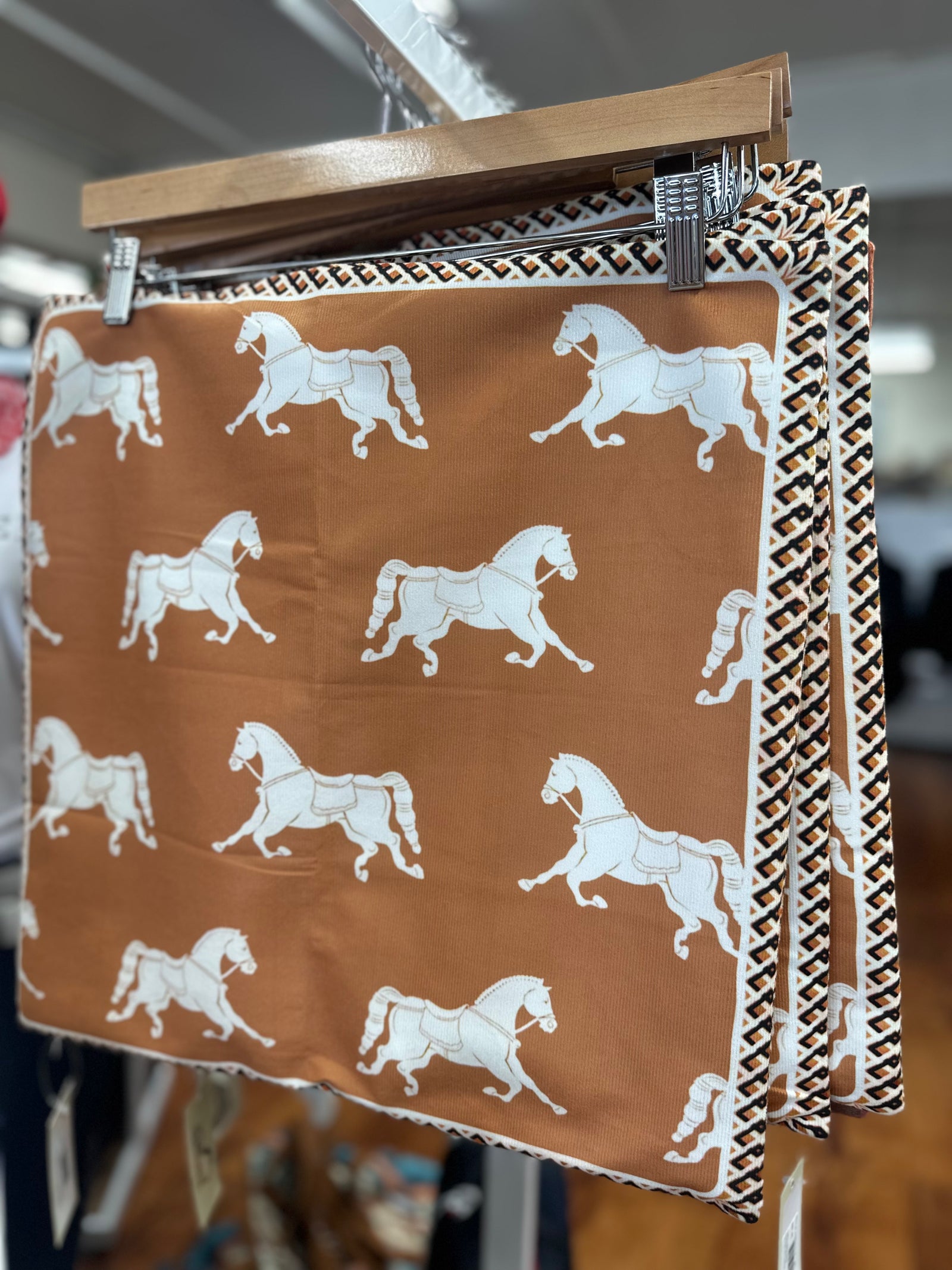 Vintage Galloping Horse Pillow Cover