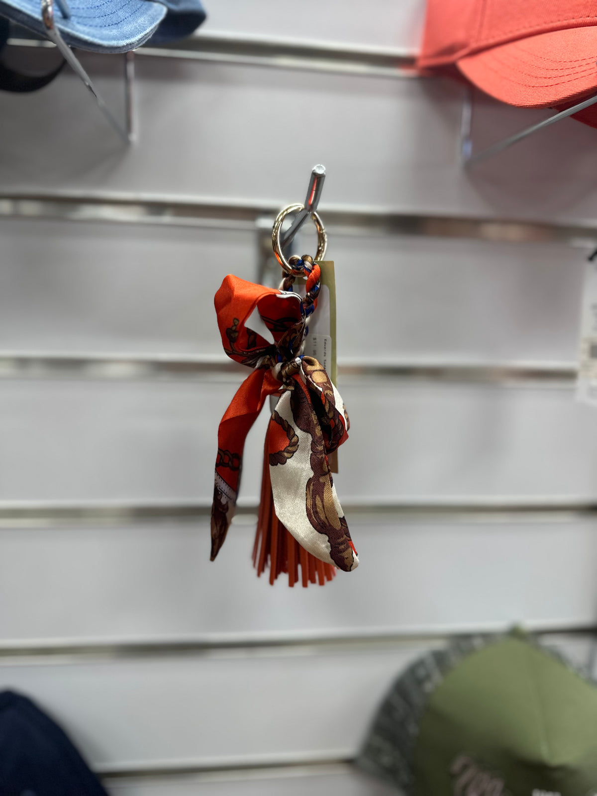 Stylish Leather Tassel Keychain