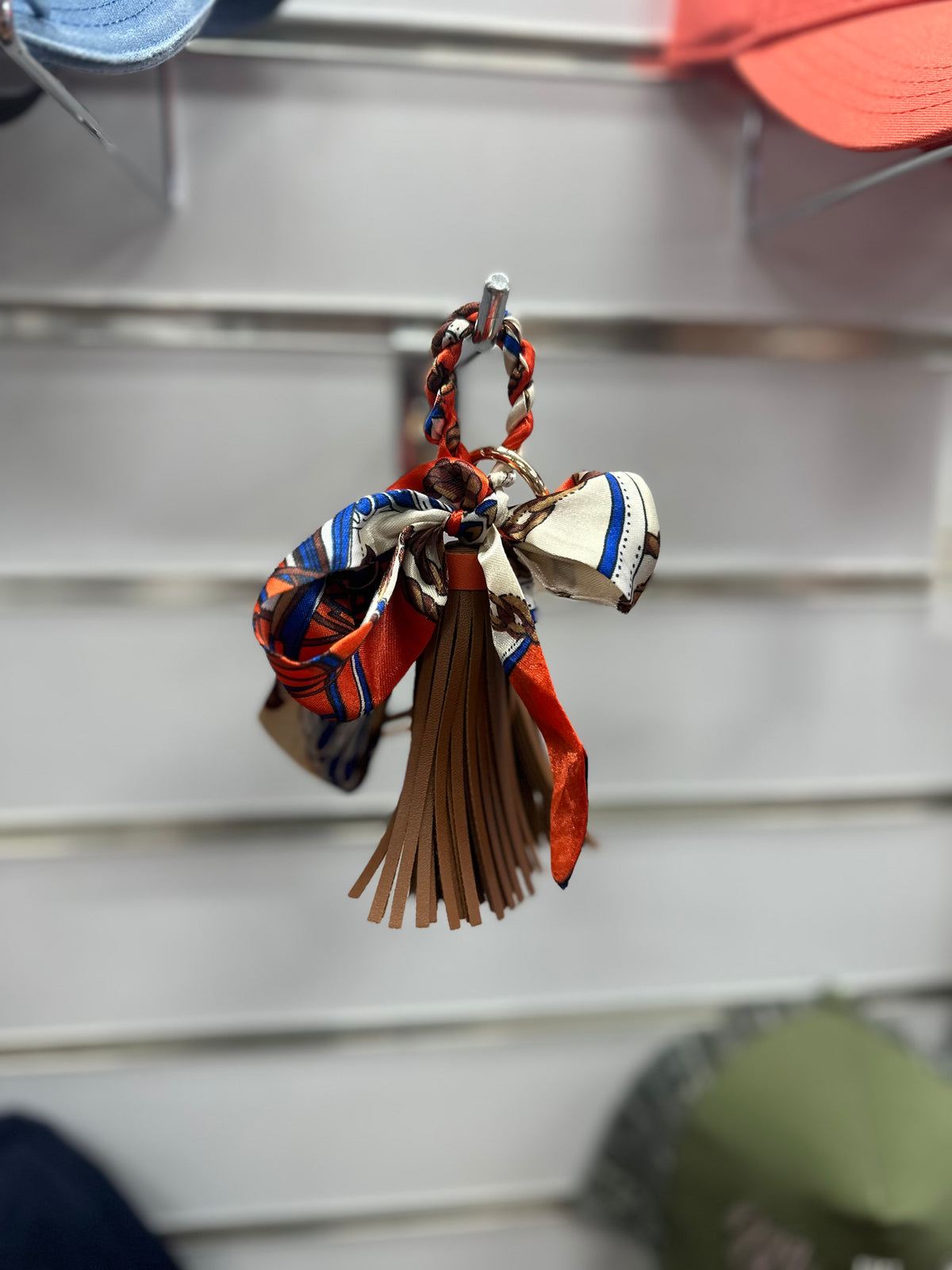Stylish Leather Tassel Keychain