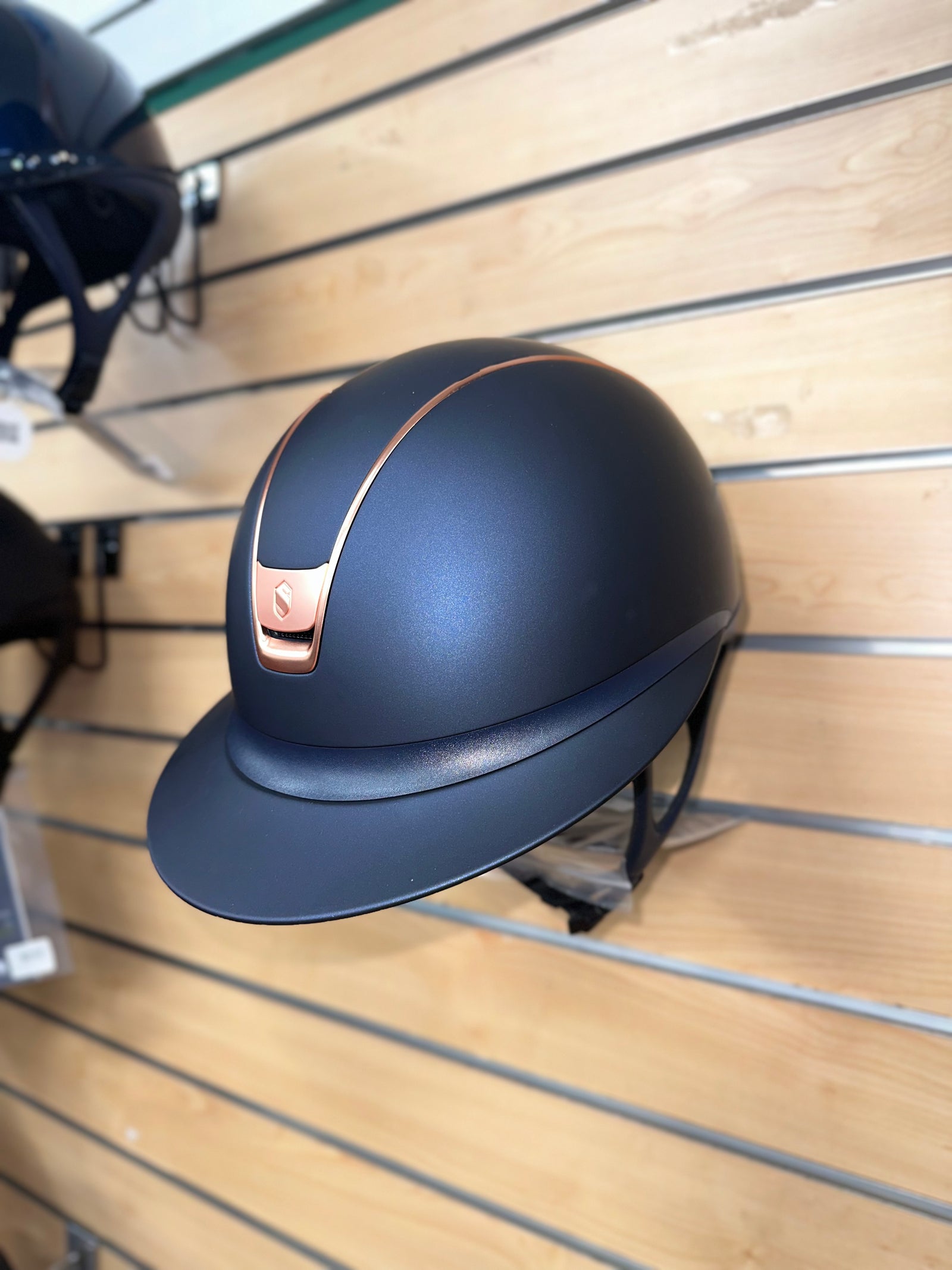 Samshield Miss Shield 2.0 Matt Blue with Matt Rose Gold Trim and Blazon