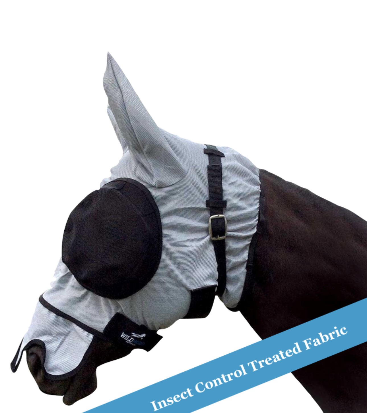 Wild Horse - Ears Eyes Nose Mesh Flyveil.