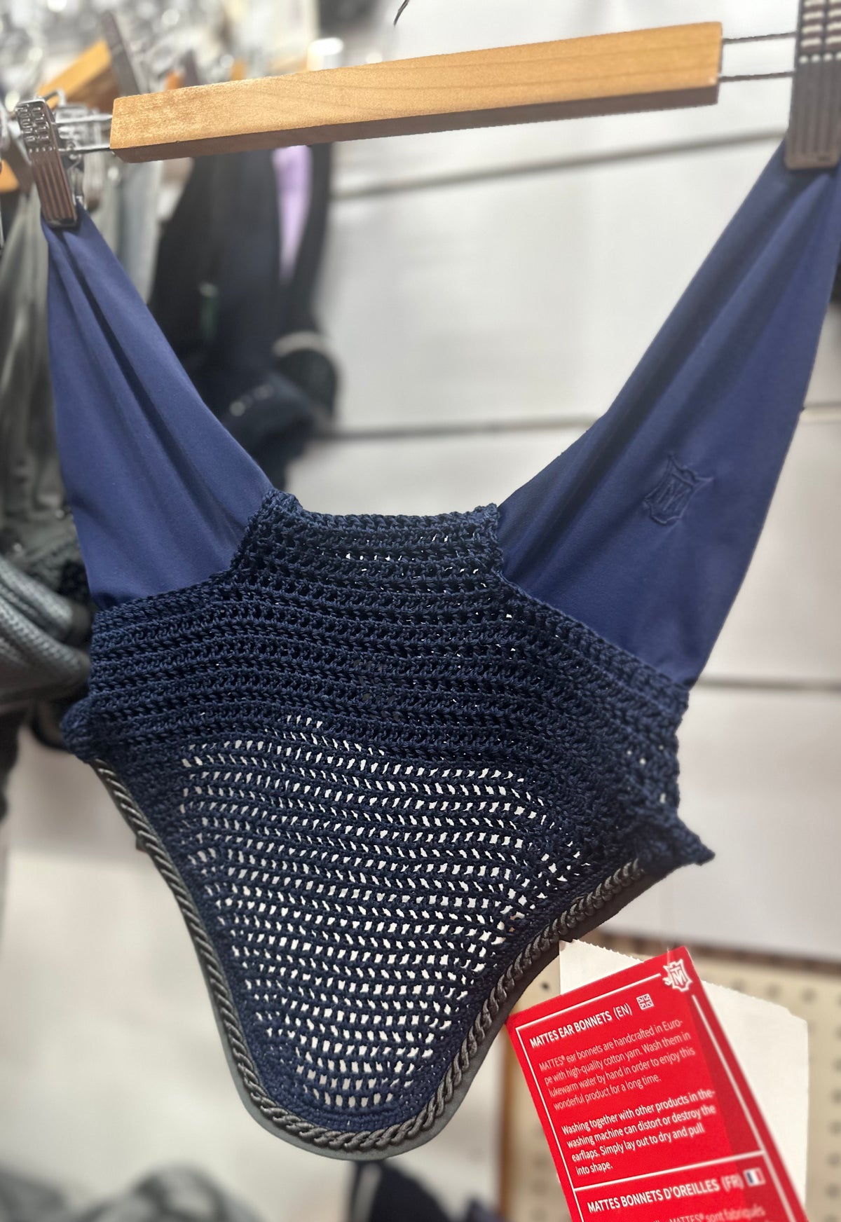 Mattes Ear Bonnet - Navy, Dark Grey &amp; Graphite