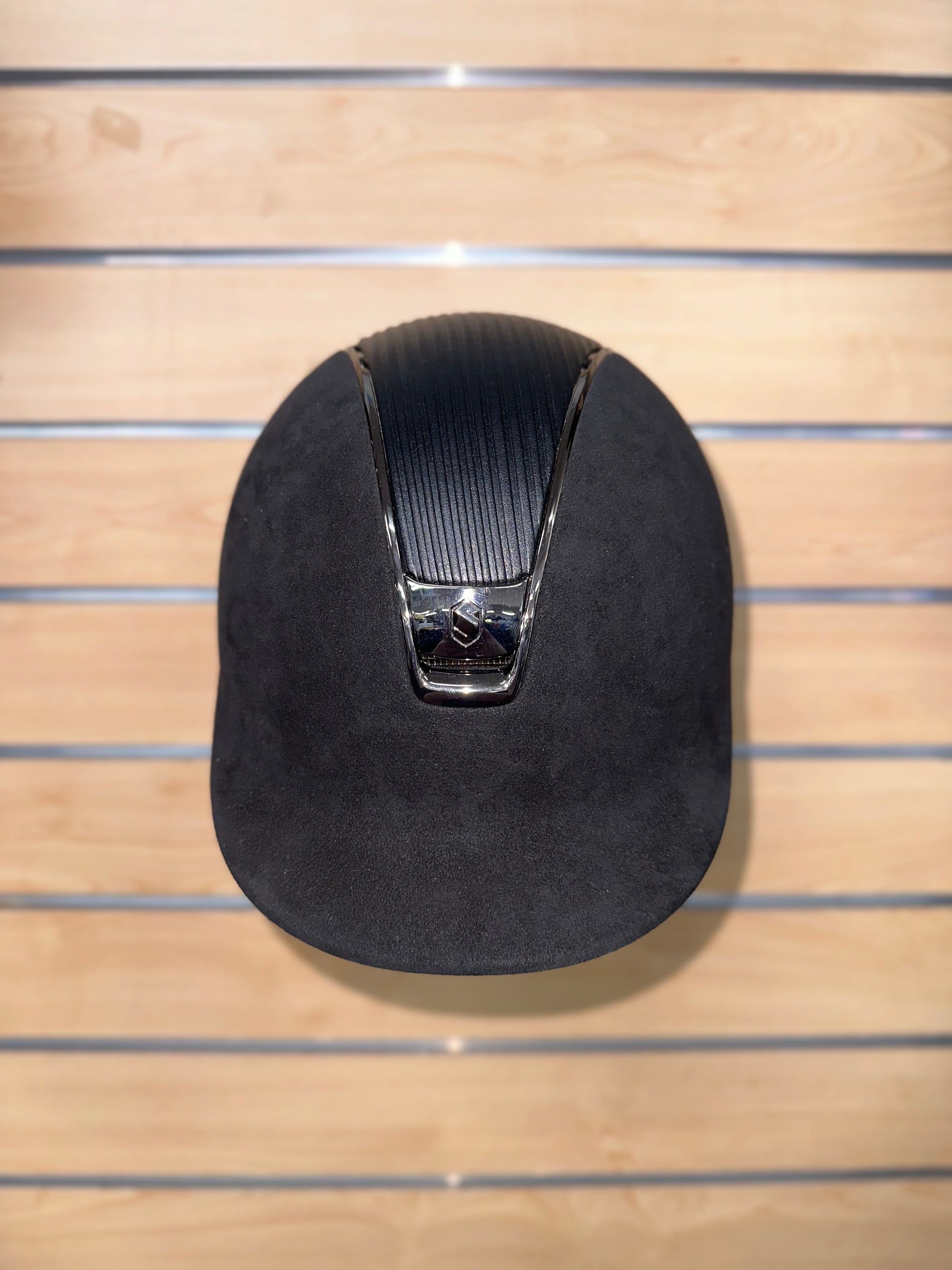 Samshield 2.0 Alcantara with Leather Top & Black Crome Finish