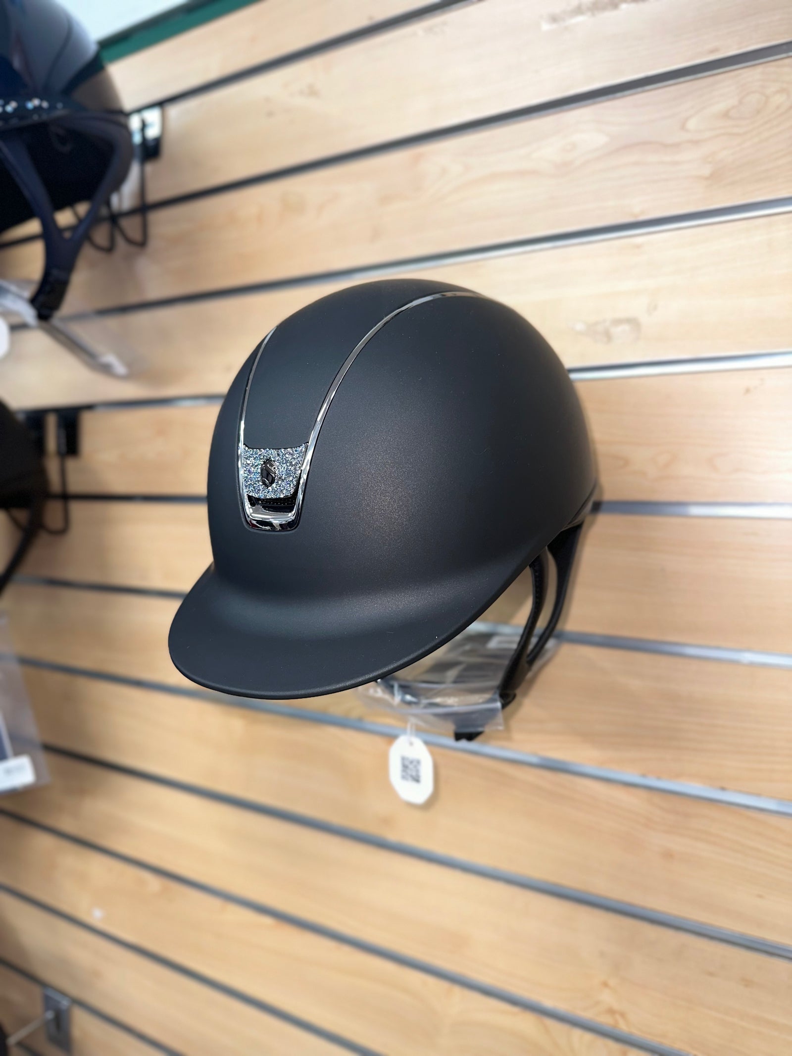 Samshield 2.0 Matt Black with Crome Silver Trim and Ocean DepthBlazon