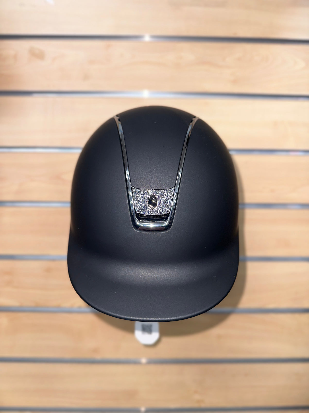 Samshield 2.0 Matt Black with Crome Silver Trim and Ocean DepthBlazon