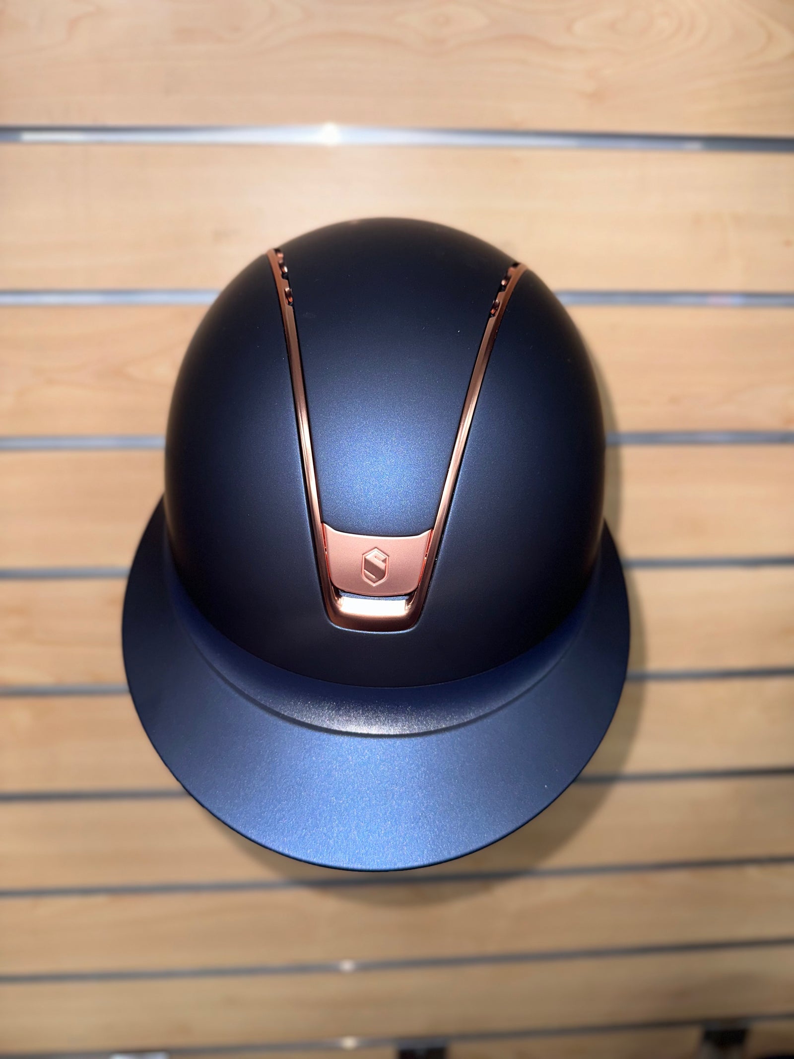 Samshield Miss Shield 2.0 Matt Blue with Matt Rose Gold Trim and Blazon