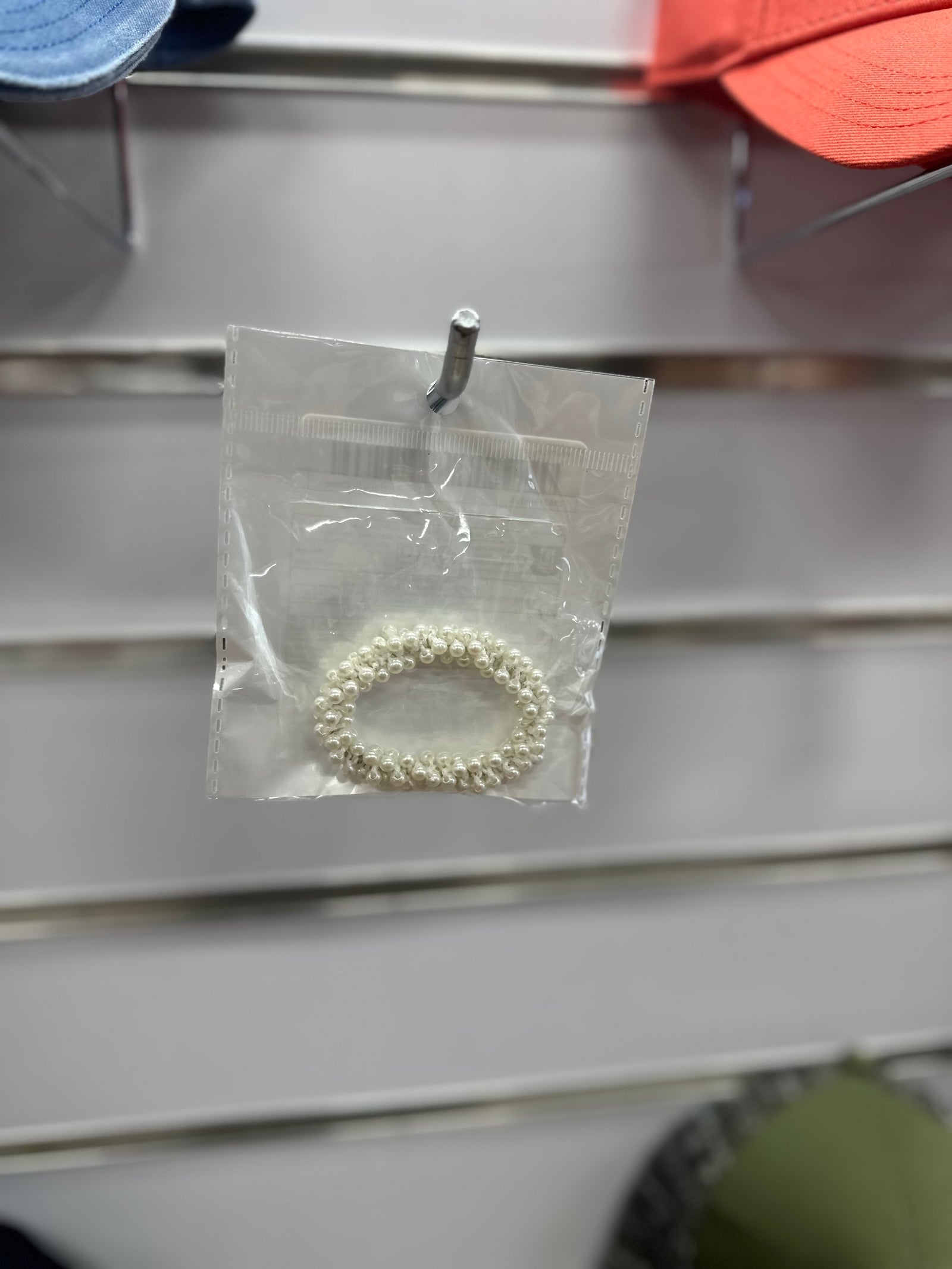 PEARL HAIR ROPE WHITE