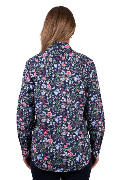 Thomas Cook Raya Long Sleeve Shirt Navy