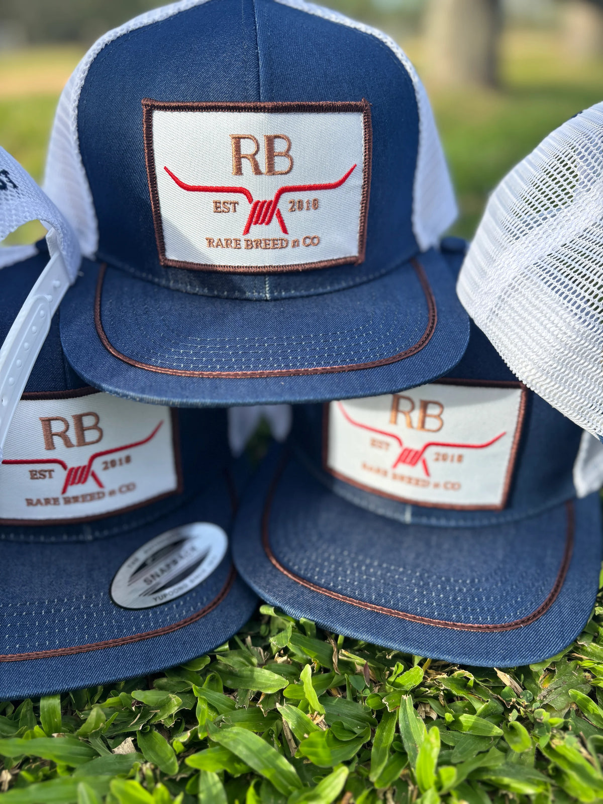 Rare Breed n Co Cheyenne Cap - Denim FlexiFit