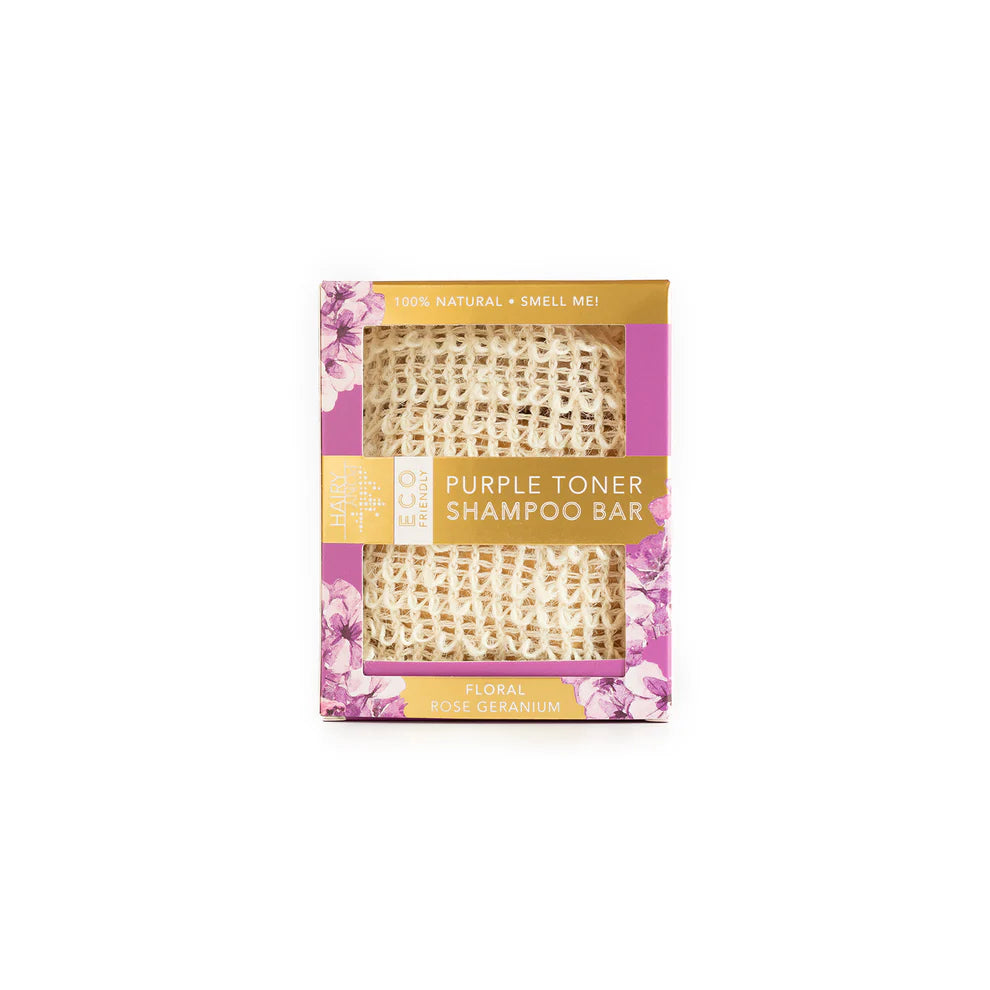 Hairy Pony - Eco-Friendly Purple Toner Shampoo Bar Anti-Bacterial