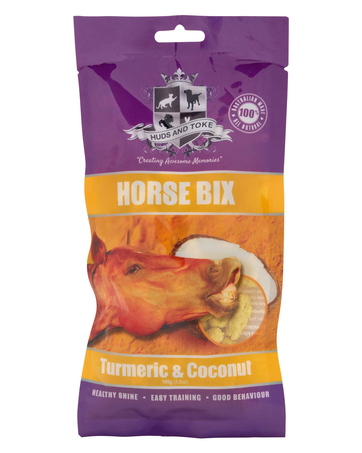 Huds and Toke - Turmeric &amp; Coconut Horse Bix