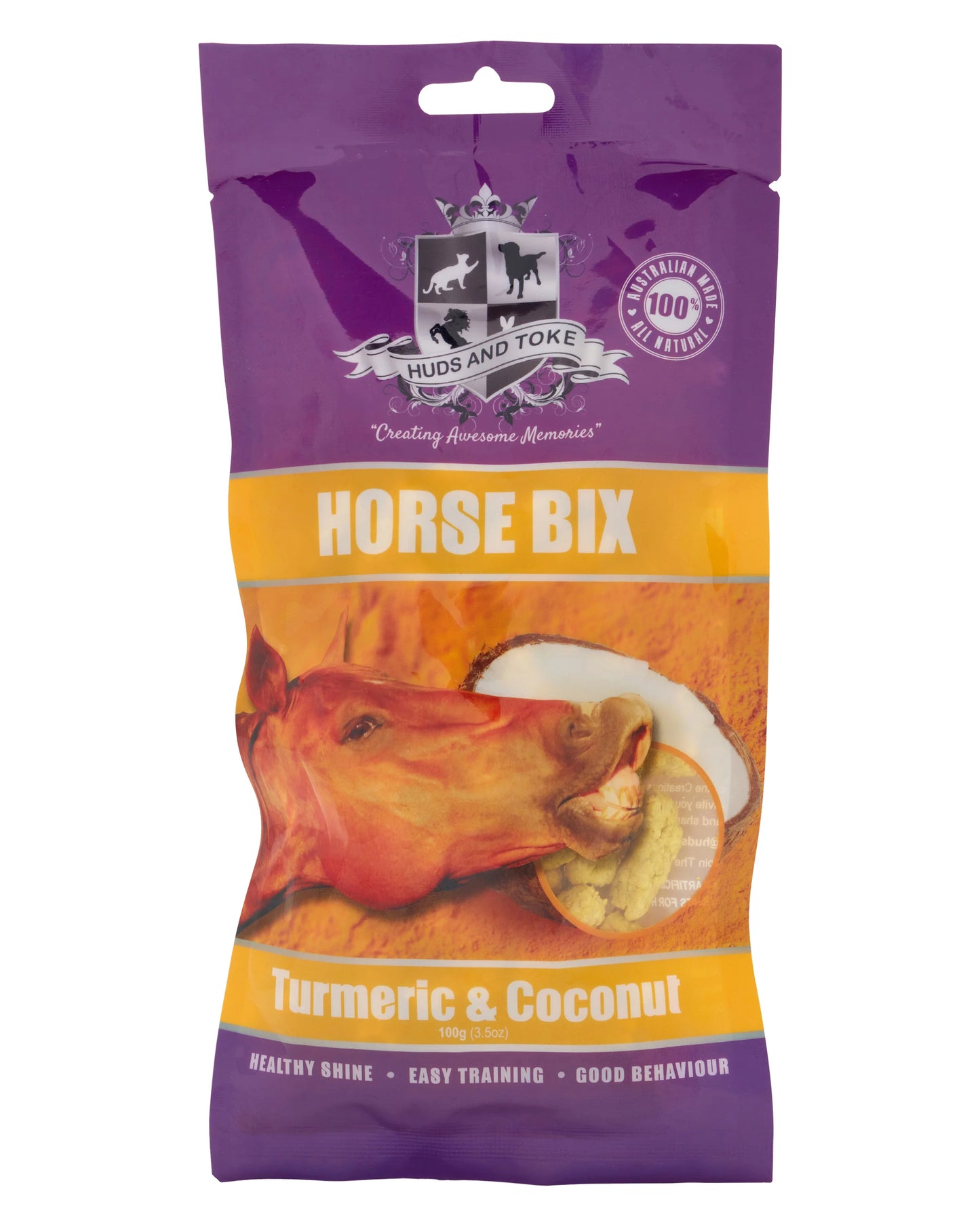 Huds and Toke - Turmeric & Coconut Horse Bix