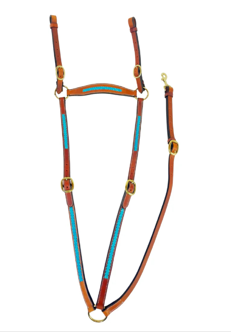 The "CASSIDY" BLUE Cross stitch Breastplate