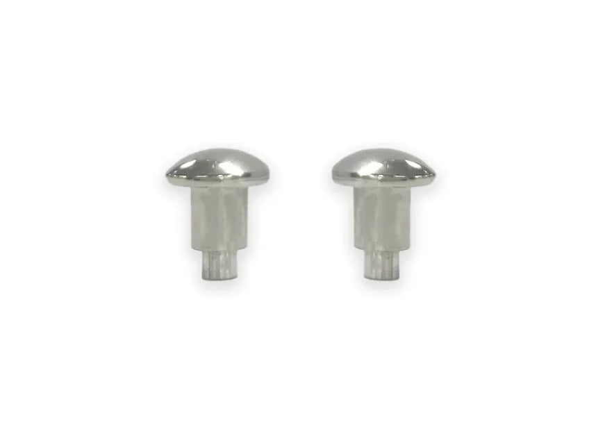 Ezy Ride Spur Buttons (Pair) Stainless Steel