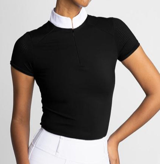 Hampton&amp;Harrow Airflow Black Ladies Shirt