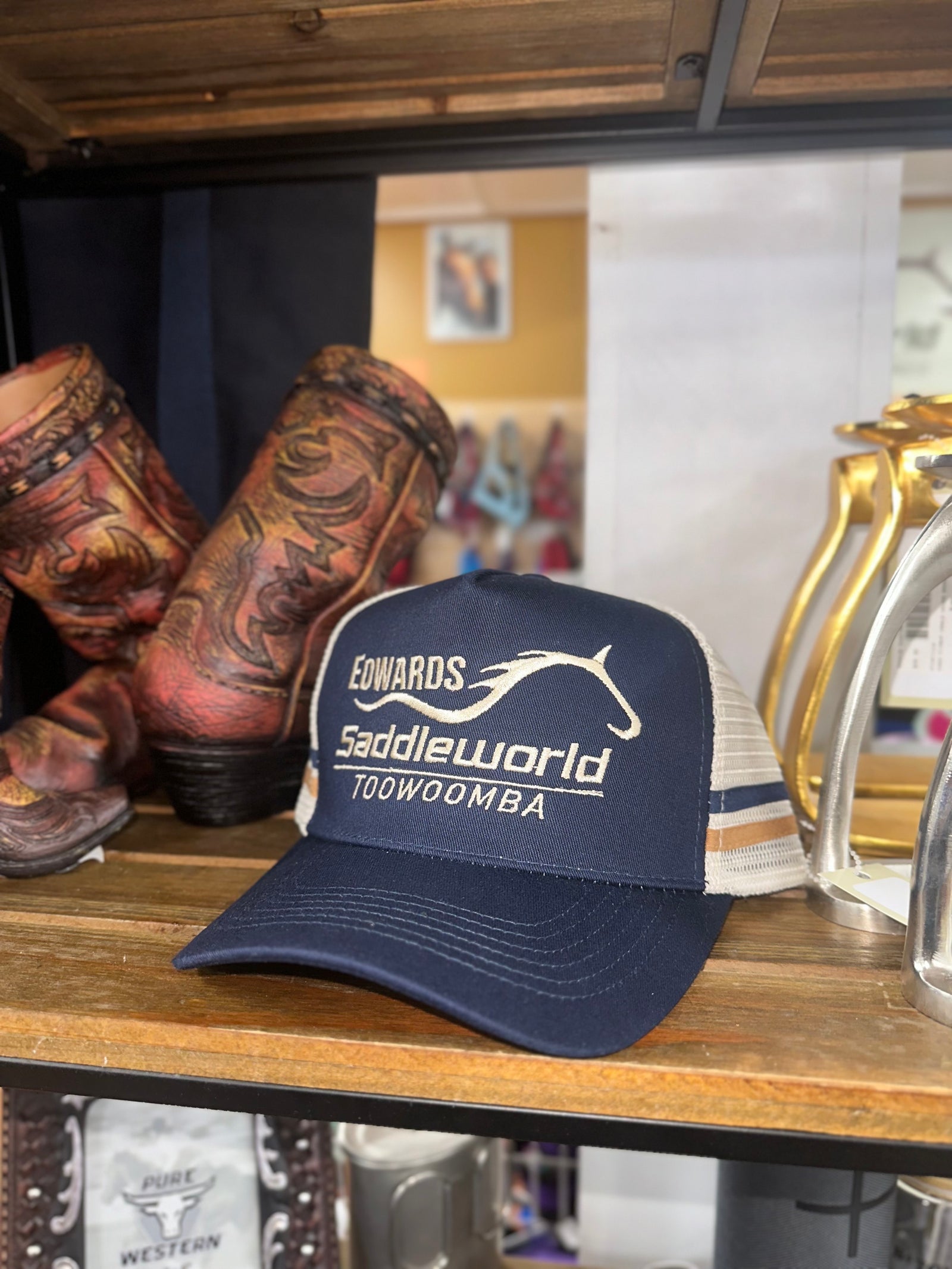Edwards Saddleworld Trucker Cap