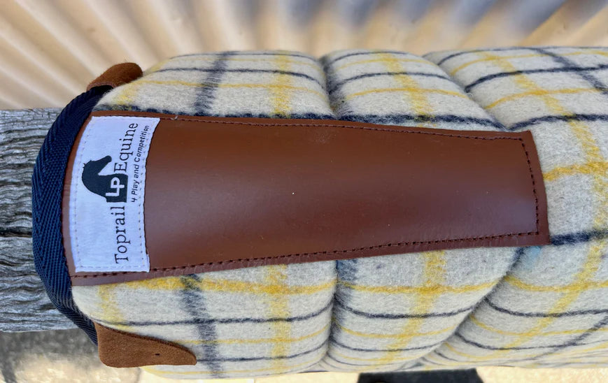 Toprail Equine - Kersey Check Wool Saddle Blanket