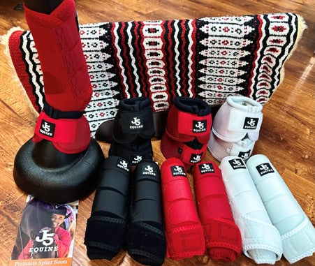 J5 Equine Sports Boot - White