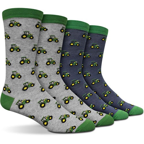 John Deere Tractor Row Fashion Crew Socks