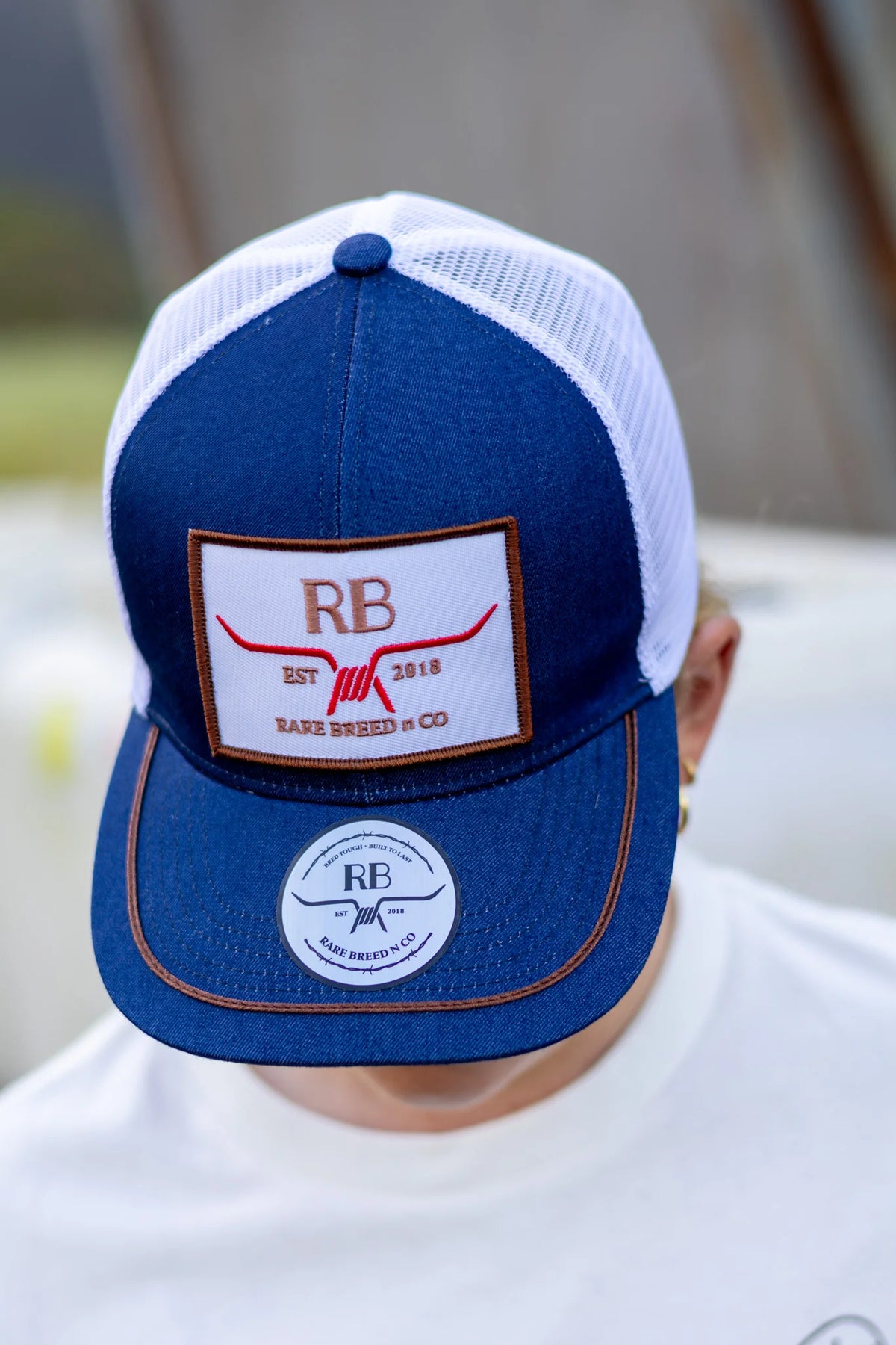 Rare Breed n Co Cheyenne Cap - Denim FlexiFit