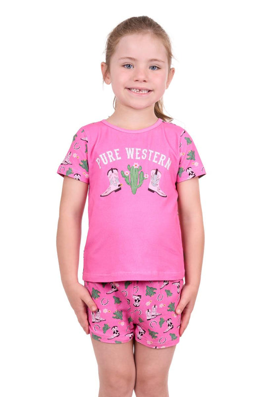 Pure Western Kids Cactus Pajamas