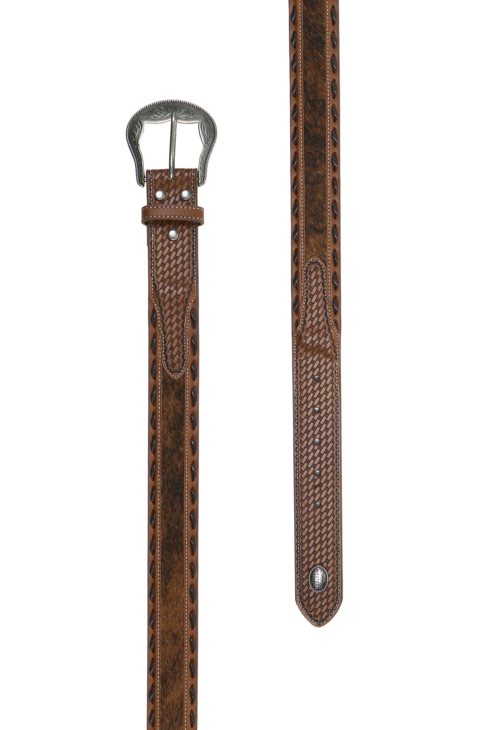 Pure Western Liam Belt Tan Kids