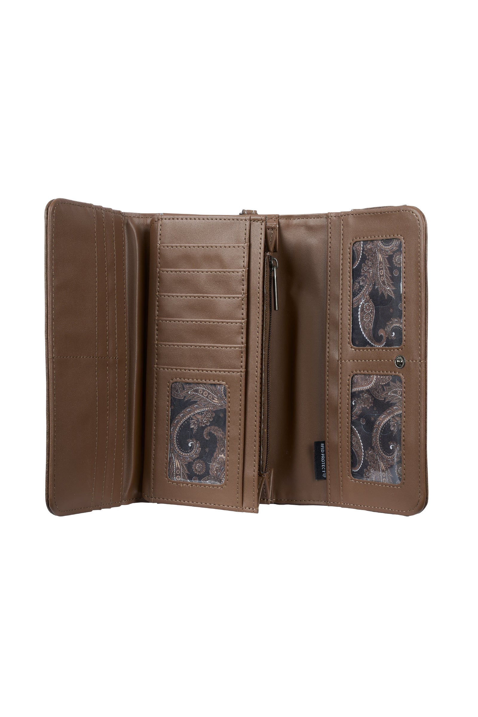Pure Western Laurie Wallet Dark Tan