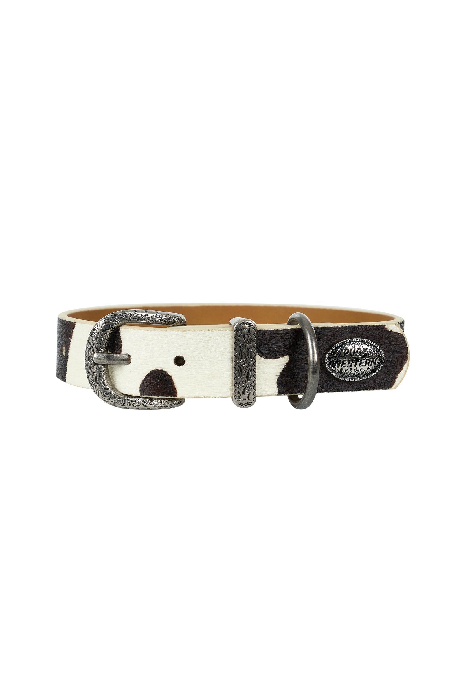Pure Western Adelaide Dog Collar Black-White