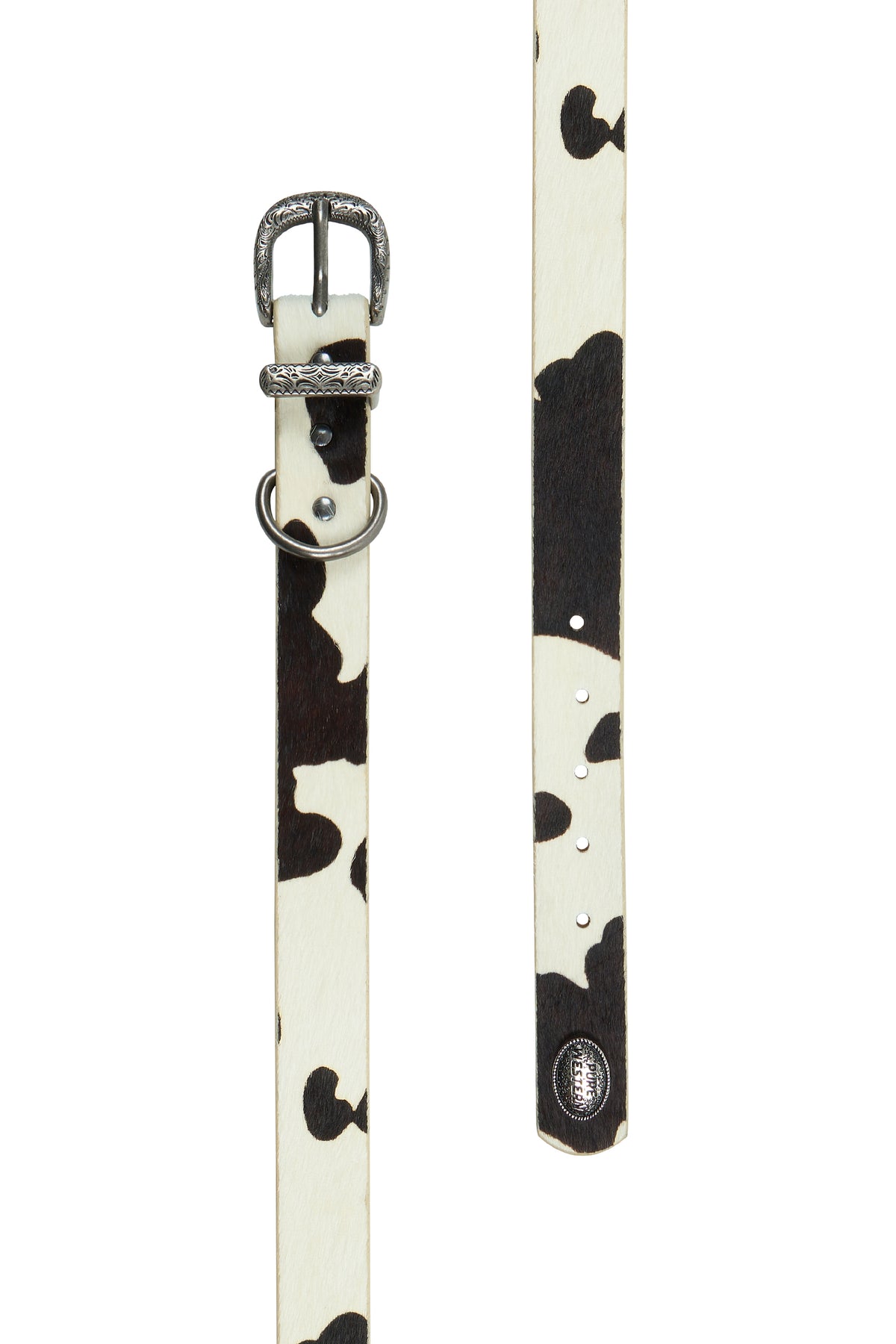 Pure Western Adelaide Dog Collar Black-White
