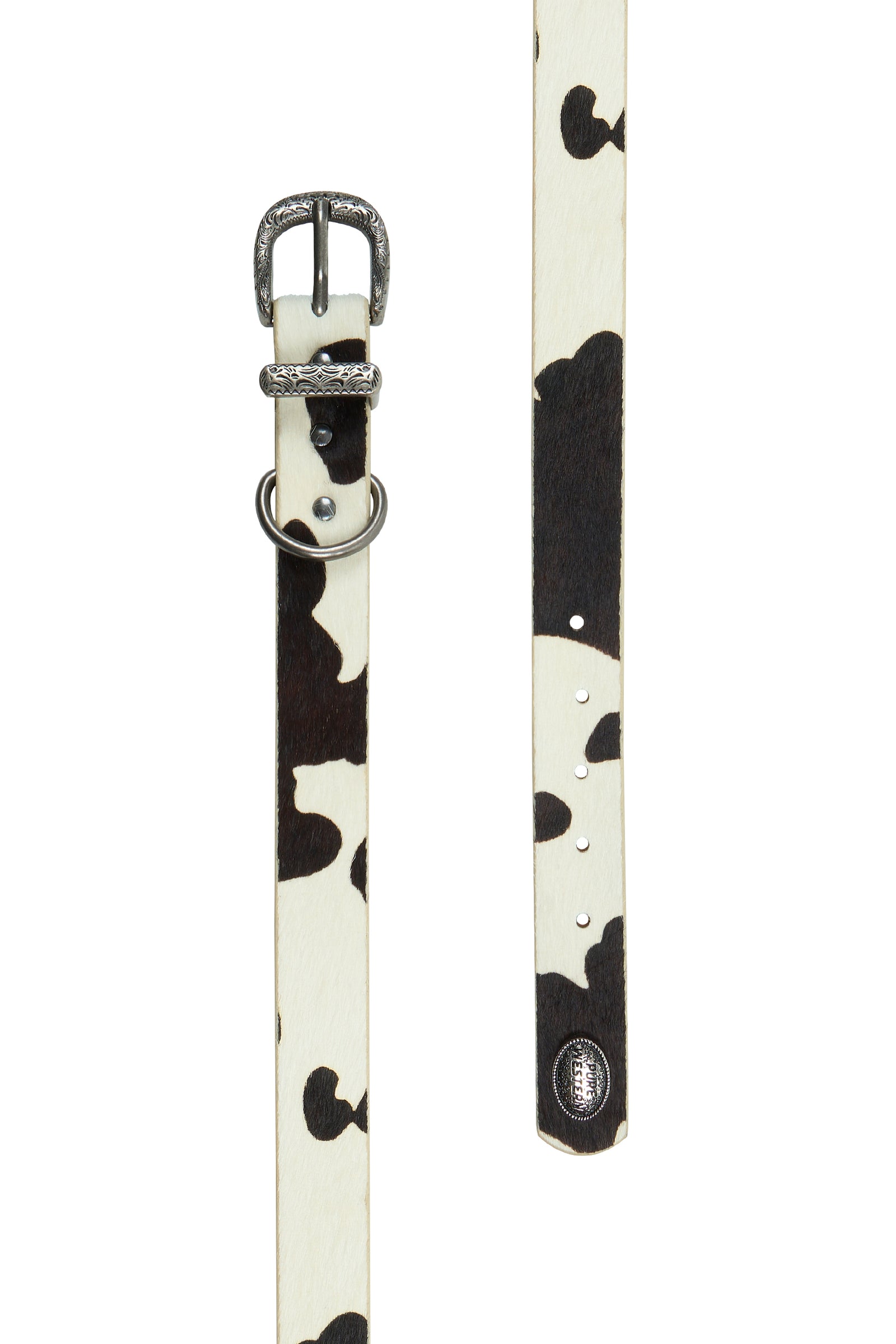 Pure Western Adelaide Dog Collar Black-White