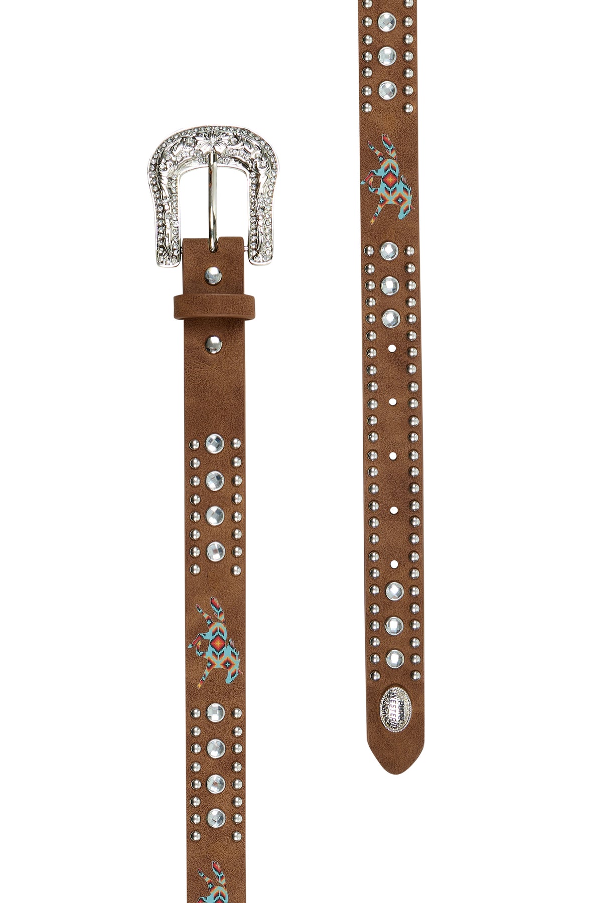 Pure Western Nancy Belt Tan Kids.
