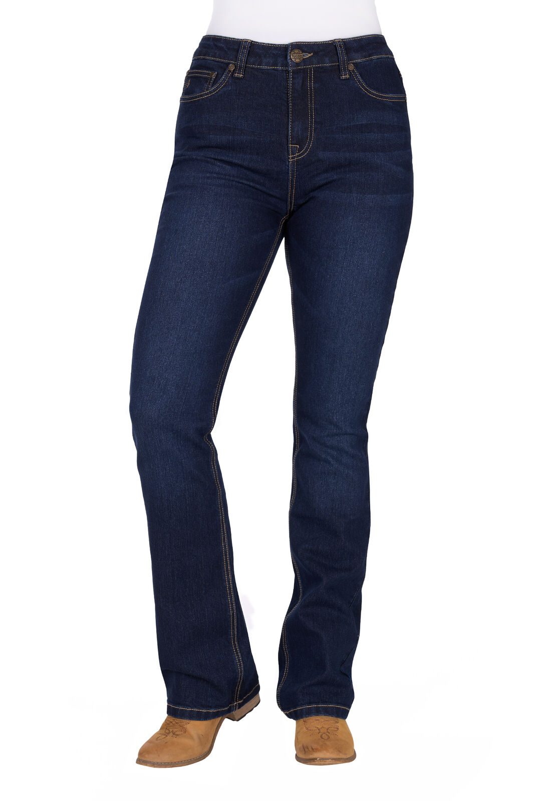 Womens Ida Hi Rise Boot Cut Jean (34L)