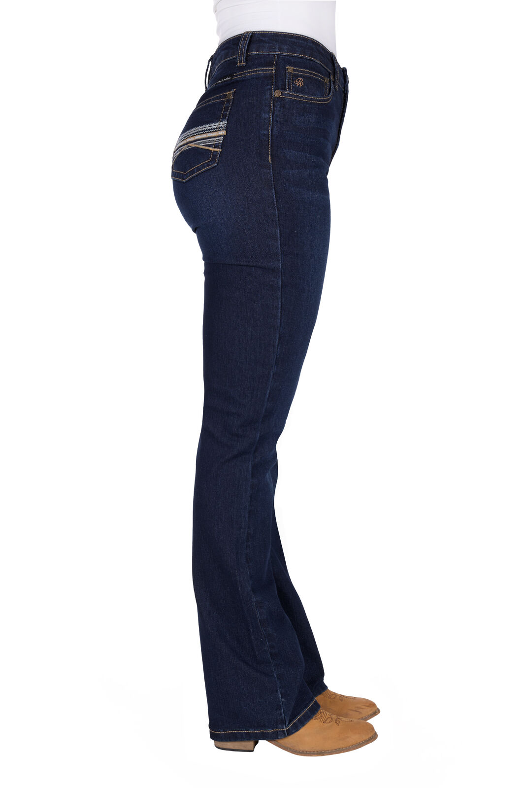 Womens Ida Hi Rise Boot Cut Jean (34L)