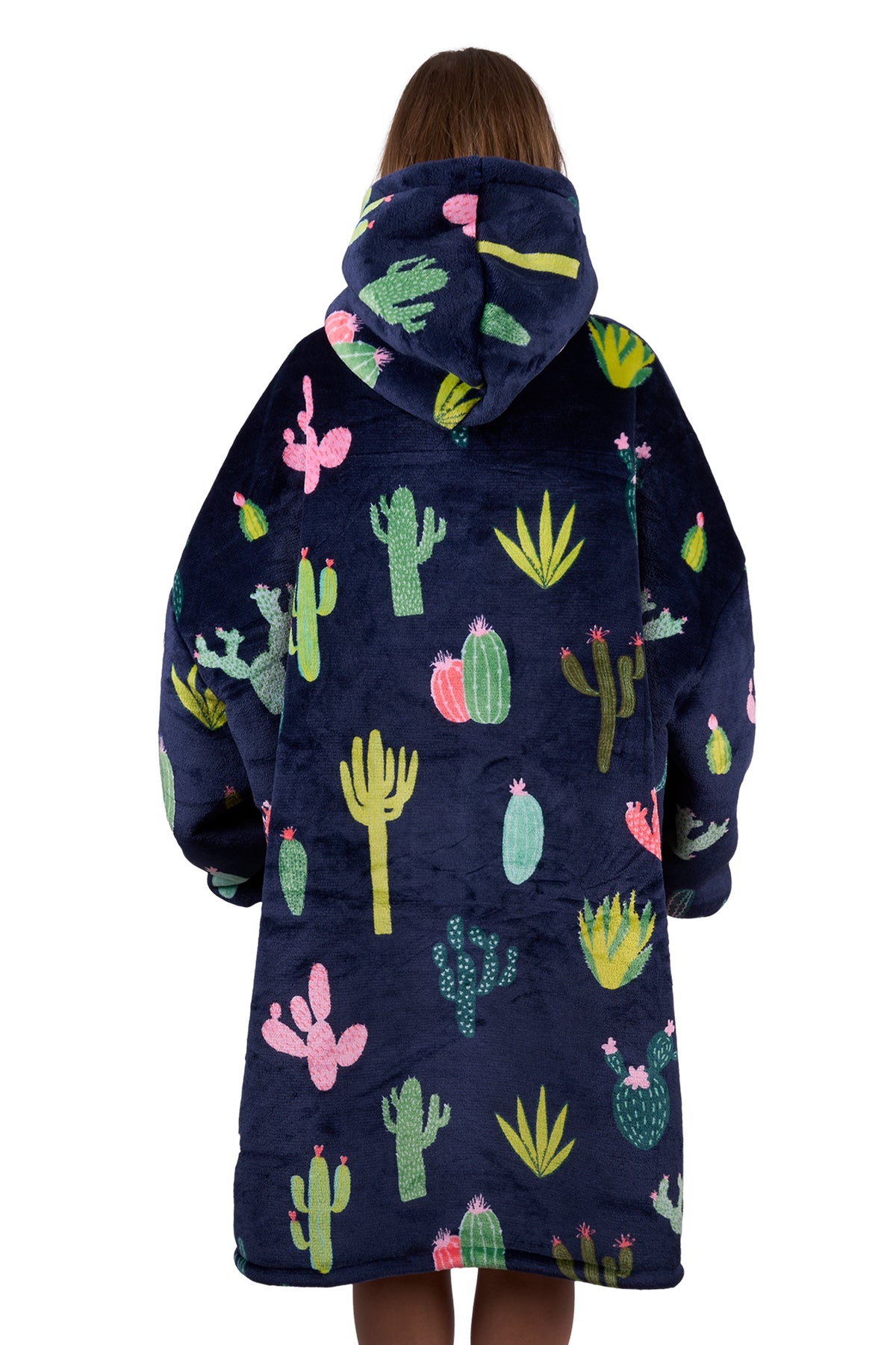 Pure Western Adults Cactus Print Snuggle Hoodie