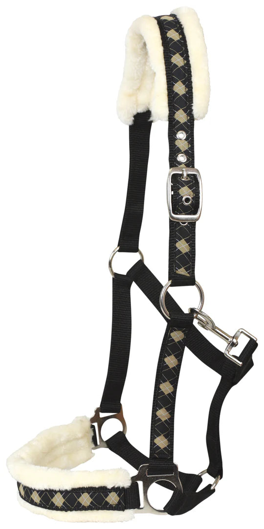 Rancher Fleece Lined Check Halter